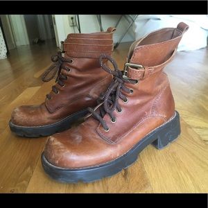 Nine West laced boots